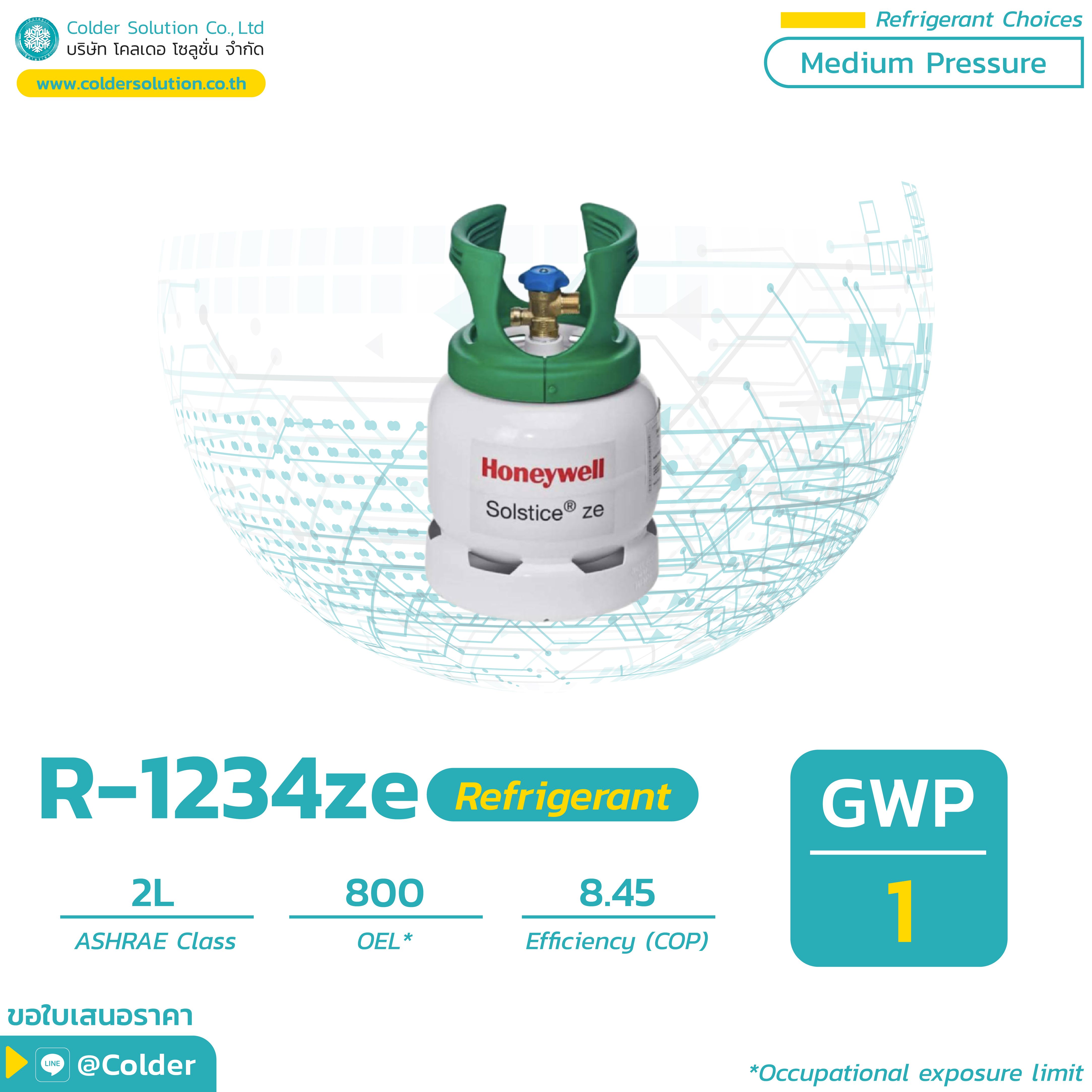 R-1234ze Refrigerant Comparison